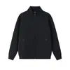 Sudadera con capucha de peso pesado de 400 g, manga raglán, cuello alto, con cremallera para hombre, adecuada para primavera y otoño, estilo business casual, se puede personalizar con un logo