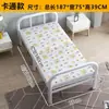 Cama plegable de bambú para uso individual o doble, adecuada para uso doméstico, siesta de adultos, habitación de alquiler simple, cama de enfriamiento de tablero duro tradicional de 1,2 m