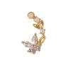 Celebridad en línea joyería de zircona para uñas Color súper brillante que conserva el color Lujo ligero Lazo Perla Fototerapia para uñas Colgante de corazón Diamante decorativo