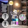 Alto-falante de Karaokê Urso Violento de Luxo Leve Decoração de Sala de Estar Grande Gabinete de TV de Chão Mudança de Casa Presente de Inauguração