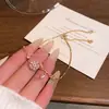Pulsera de Flor Exquisita Micro-Incrustada de Circonita de Lujo Ligero de Nicho para Mujer, Moderna y Versátil, Pulsera de Estilo Deslizante Joyería al por Mayor