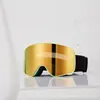 Óculos de Esqui Cross-Border com Camada Dupla Antiembaçante e Antivento, Compatíveis com Óculos de Grau, Fixação Magnética, Atacado, Lentes Duplas, Proteção UV