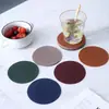 Venta al por mayor de fábrica posavasos de fieltro posavasos creativo absorbente para café antideslizante aislamiento térmico base para taza logo impreso