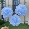 Flor artificial de peonía de tela no tejida de 3 cabezas, flor falsa para boda y decoración del hogar, venta al por mayor