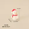 Comercio Exterior Mini Artificial Navideño Escena de Nieve en Miniatura Puerta de Madera Decoración Escena Adornos DIY Árbol de Navidad Accesorios para Regalo