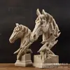 Cabeza de caballo moderna y sencilla de fábrica americana, decoración para sala de estar, pequeñas artesanías, mueble de vino, mueble de TV, decoración de oficina.