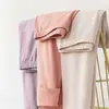 Calça longa feminina pura para mães de meia-idade e idosas, calça de lã completa, tamanho grande, folgada, calça térmica de inverno para idosos, calça fina