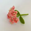 Tejido de Lana Rama de Flor de Nomeolvides Adornos para Maceta DIY Crochet Decorativo Gradiente Nomeolvides Productos Terminados Venta al por Mayor