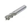 Fresa de Metal de Aço Rápido Guiyang Sudoeste Métrica Britânica Quatro Cortes Haste Reta Super Dura para Metal Madeira Cobre e Alumínio
