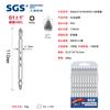 SGS acero de aleación s2 de alta gama níquel perla antioxidante magnético fuerte doble cruz PH2 alto torque grado industrial cabezal de lote