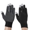 Luvas de Dispensação de Nylon com 13 Pinos para Tela Sensível ao Toque de Três Dedos Finas Respiráveis Antiderrapantes para Ciclismo e Direção ao Ar Livre Luvas de Proteção do Trabalho para Tela Sensível ao Toque