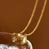 Collar Lipar Crystal Luz de Lujo Nicho Baoman Multicolor Corte Irregular Aguamarina Diseño Simple para Mujer