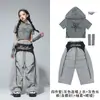 Ropa de Baile Jazz para Niñas Hip Hop Infantil Danza Urbana Conjunto de Atuendo de Moda Desfile de Moda de Niñas de Jazz Disfraz para Actuación Escénica Infantil