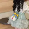 Bolsa Infantil Linda Princesa Lazo Bolso Cubo Niña Moda Bolso Cruzado Niña Bebé Monedero de Mano