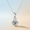 Pendente de mente em prata 925 cravejado com moissanita corrente simples para clavícula joias para venda ao vivo fabricantes em estoque colar geração cabelo