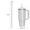 Pajita de Vidrio de Borosilicato Extendida de 10 mm, 28-30 cm de Alto, Accesorios para Taza Térmica Stanley, Amazon