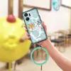 Adequado para Capas de Celular Huawei, Luxuoso, Fofo, Simples, Em Formato de Anel, Desenho de Casal, Estilo Novo, Personalizado, Divertido, Silicone, Moderno