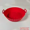 Panela de Silicone para Assar Nova Air Fryer Transfronteiriça Pote de Silicone para Air Fryer Tapete de Silicone para Air Fryer