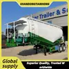 Exportación Transfronteriza Directa de Fábrica a África, Oriente Medio y Asia Central: Semirremolque Cisterna de Polvo de 2 Ejes para Transporte de Ingeniería de Cemento y Ceniza