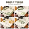 Toalha de mesa de PVC à prova d'água, à prova de óleo, lavável e resistente ao calor, com estampa de plantas e flores, modelo 2025 novo, luxo leve, toalha de mesa de jantar de alta qualidade