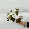 Pintura al Óleo, Lirio Pequeño, Arreglo de Escena con Flores Artificiales, Materiales Florales, Decoraciones para el Hogar, Flores Artificiales, Ramos, Regalos para Podio