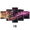 Póster de Juego Moderno de Cinco Enlaces Sin Marco League of Legends Pintura Decorativa Sala E-Sports Sala de Estar Sofá Fondo Cabecera Pintura Colgante