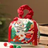Embalagem de Maçã para Véspera de Natal, Sacolas de Presente Fruta da Paz, Caixas Portáteis de Maçã Caramelada para Crianças, Sacolas de Maçã