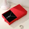 Caja de joyería con cajón de flor de alivio broche collar anillo pendiente caja de regalo cajón de pulsera para pulsera caja de embalaje para joyería