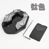 Soporte Lateral para Vehículo Eléctrico de Tamaño Grande Almohadilla Antideslizante Material de Aleación de Aluminio Pedal Motocicleta Soporte Único Caballete Almohadilla Protectora Universal