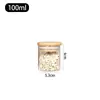 Pote de Vidro Selado Transfronteiriço Pote de Vidro Borossilicato para Chá Pote de Armazenamento de Frutas Secas Cereal Doce Pote de Vidro com Tampa