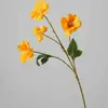 [4 Flores Mariposa] Flores Artificiales Pegadas Altamente Simuladas Adornos Decorativos para Decoración de Hogar, Dormitorio, Mueble de TV