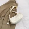 Bolso Boston estilo coreano, bolso de mano de gran capacidad, novedad 2024, bolso bandolera para mujer, color liso, informal, tipo almohada.