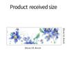FX-D455 Adhesivo de pared autoadhesivo con diseño de flor de acuarela azul para dormitorio, sala de estar, armario, refrigerador, decoración del hogar