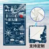 Toalla de Playa de Microfibra Procesada y Personalizada, Toalla Absorbente de Sudor para Correr, Toalla de Sudor para Fitness, Toalla de Baño Multifuncional de Secado Rápido para Natación