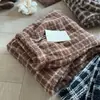Pantalones de pijama para mujer para otoño e invierno, Pantalones largos de forro polar y coral engrosado, Pantalones individuales de felpa con doble bolsillo, Pantalones holgados para casa