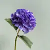 Flores Artificiales de Alta Gama con Tacto Realista y Efecto Hidratante, Hortensias en Color Café, Hortensias Vintage, Adecuadas para Decoración de Bodas en Hoteles y Casas de Huéspedes y Habitaciones Modelo
