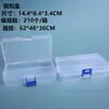 Caja Vacía de Plástico PP Transparente Caja para Mascarillas Caja de Exhibición de Muestras para Herramientas de Ferretería Caja de Papelería Caja de Almacenamiento de Piezas Pequeñas para Equipo de Pesca