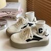 Tenis nuevos de primavera y otoño 2025 Tenis antideslizantes Tenis de suela blanda grande Zapatos para correr Zapatos de moda de celebridad de Internet Tenis casuales