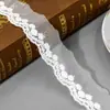 Nuevo Flor Pequeña Estilo Sencillo Encaje Fino Encaje Calado Malla Tiras de Gasa Vestido de Boda Ropa para Mujer Empaque Accesorios de Encaje