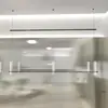 Colgadores para Ropa de Tienda, Percheros de Pared, Barras Colgantes de Acero Inoxidable, Colgadores Transparentes de Acrílico de Lujo Ligero para Ropa de Mujer