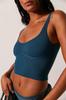 Camiseta sin mangas con rosca estilo europeo y americano de nailon multicolor para deportes, yoga, secado rápido, sujetador de running, camiseta interior de una sola capa