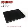 Caja de Joyería Negra de Terciopelo para Guardar Anillos, Collares, Pulseras, Colgantes, Accesorios de Exhibición para Puestos, Bandeja para Joyería