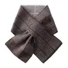 Bufanda de cachemira perforada, unisex, moda otoño/invierno de cachemira, a rayas, versátil, para calentar el cuello, tejida y perforada