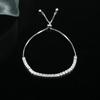 Pulsera de circonitas de diamantes completos micro-incrustados de lujo ligero para mujer, pulsera geométrica redonda de flores, joyería ajustable, múltiples ventas al por mayor