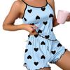 Pijama de verano para mujer de dos piezas sexy casual camisola shorts traje para estar en casa transfronterizo AliExpress europeo y americano