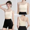 Sujetador deportivo para mujer para fitness de intensidad media a alta, camiseta sin mangas para correr, sujetador moldeador de espalda integrado, conjunto de ropa para Pilates y yoga