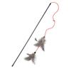 Vara de Brincar para Gatos com Sino Pena Dupla Vara de Brincar para Gatos Brinquedo para Gatos Alívio Próprio Vara de Brincar para Gatos Suprimentos para Gatos