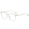 Gafas Transparentes de Tr90 con Filtro de Luz Azul Sin Graduación Modelo Nuevo 2026 para Mujer y Hombre Montura Grande Retro Artística Monturas para Gafas de Prescripción