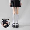 Calcetines Negros para Mujer, Calcetines de Media Caña para Primavera y Verano, Medias por Encima de la Rodilla, Calcetines Jk de Media Caña, Calcetines Reductores de Presión, Medias