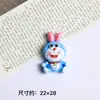 Accesorios de Resina para Manualidades de Dibujos Animados Joyería Gato Mecánico Lindo Pegamento de Crema Pasador Hecho a Mano Accesorios para Funda de Teléfono Móvil Hebilla de Zapato